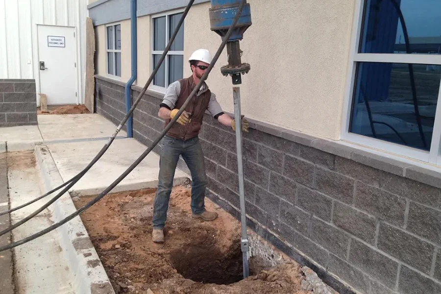 Injection Pier Installation in Monroe, LA
