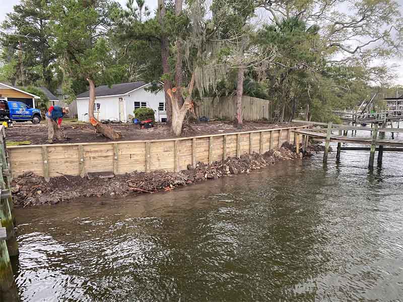 Seawall Repair in Monroe, LA
