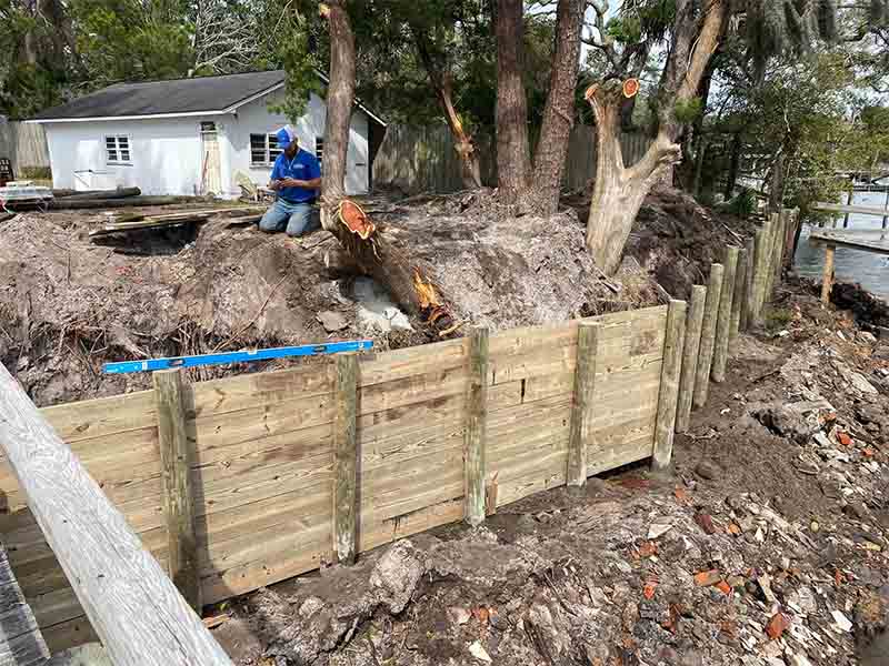 Seawall Repair in Monroe, LA